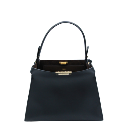 Way Medium Leather Shoulder Bag -  Black - Image 2