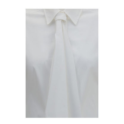 Cotton Blend Shirt with Tie - Image 3