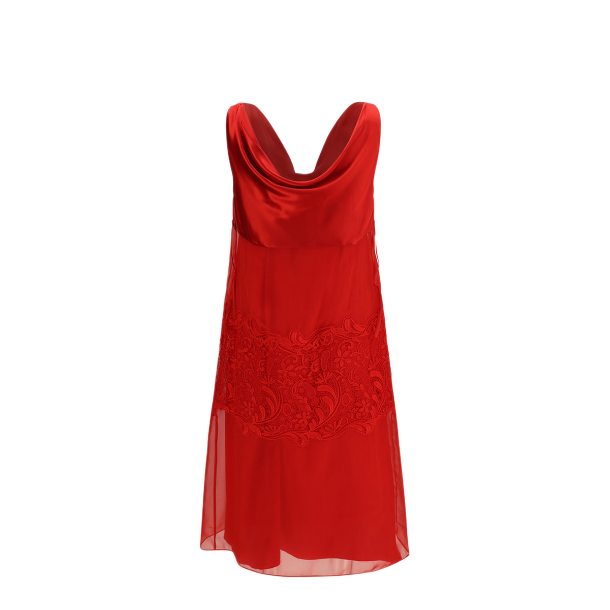 Draped Lace Dress - Image 2