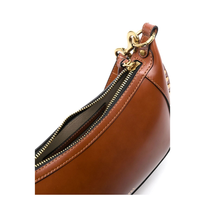 Oskan Moon Calf Leather Shoulder Bag - Cognac - Image 2
