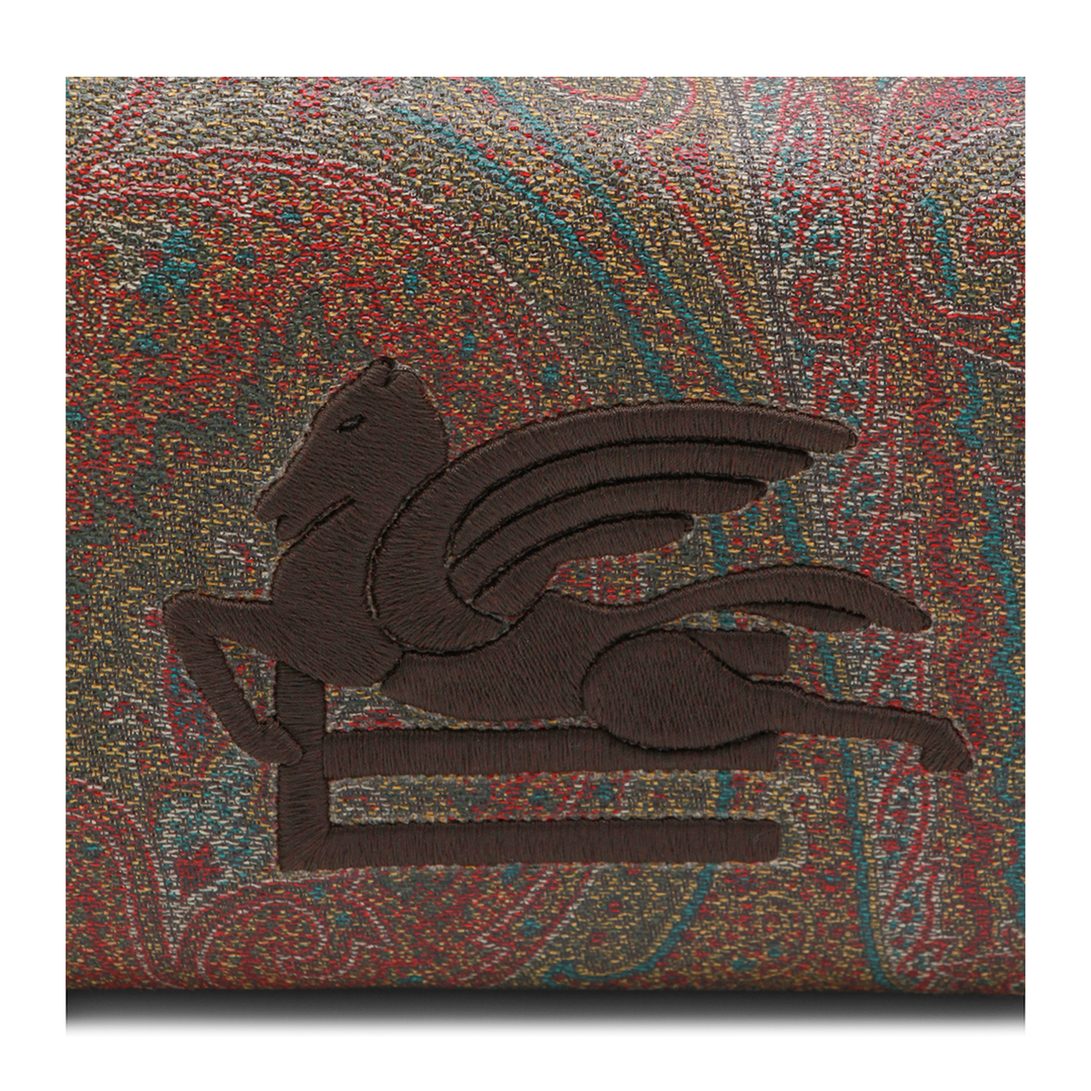 Arnica Medium Paisley Jacquard Pouch - Brown - Image 7