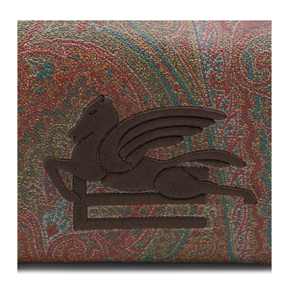 Arnica Medium Paisley Jacquard Pouch - Brown - Image 7