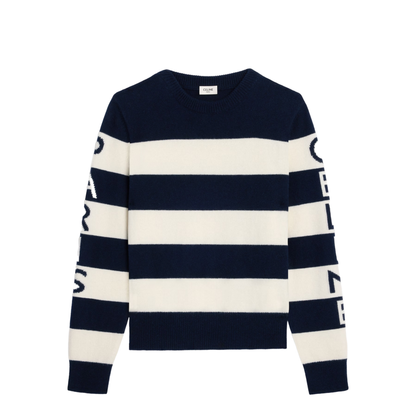 Striped wool sweater - Image 1