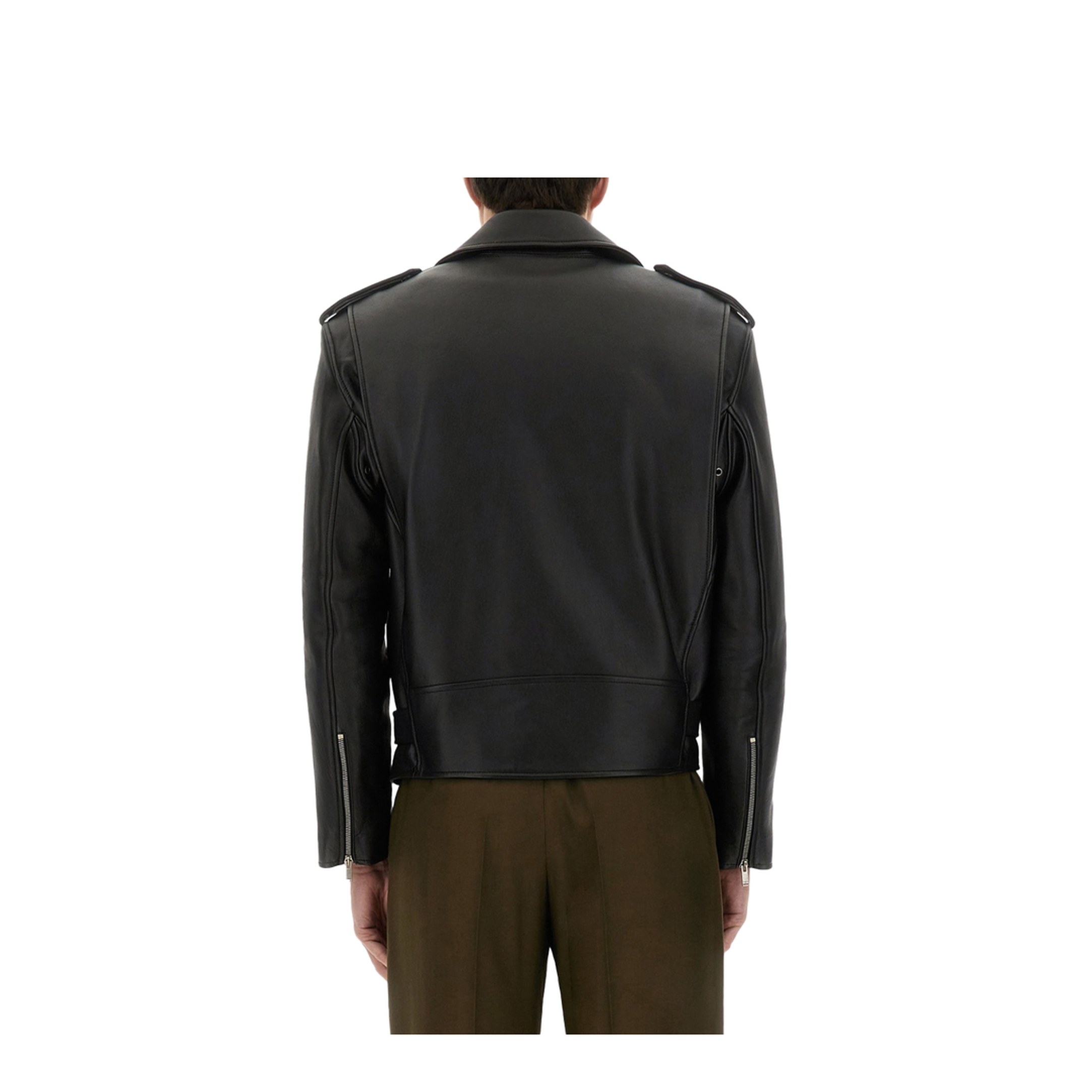 Leather Biker Jacket - Image 3