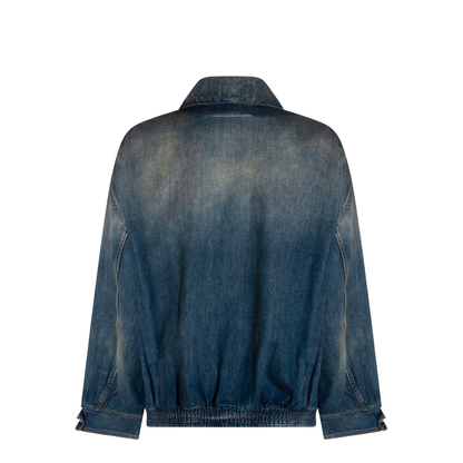 Blue Denim Jacket With Flap Pockets - Image 3