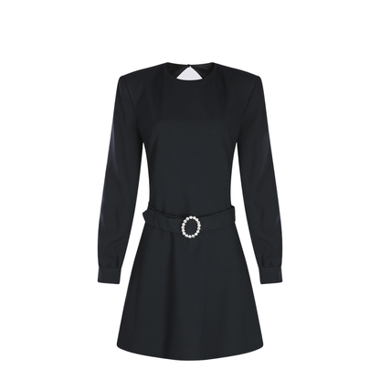 Backless Mini Dress Black - Image 2