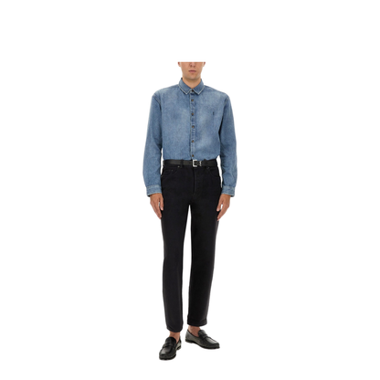 Cassandra Shirt in Day Blue Denim - Image 2