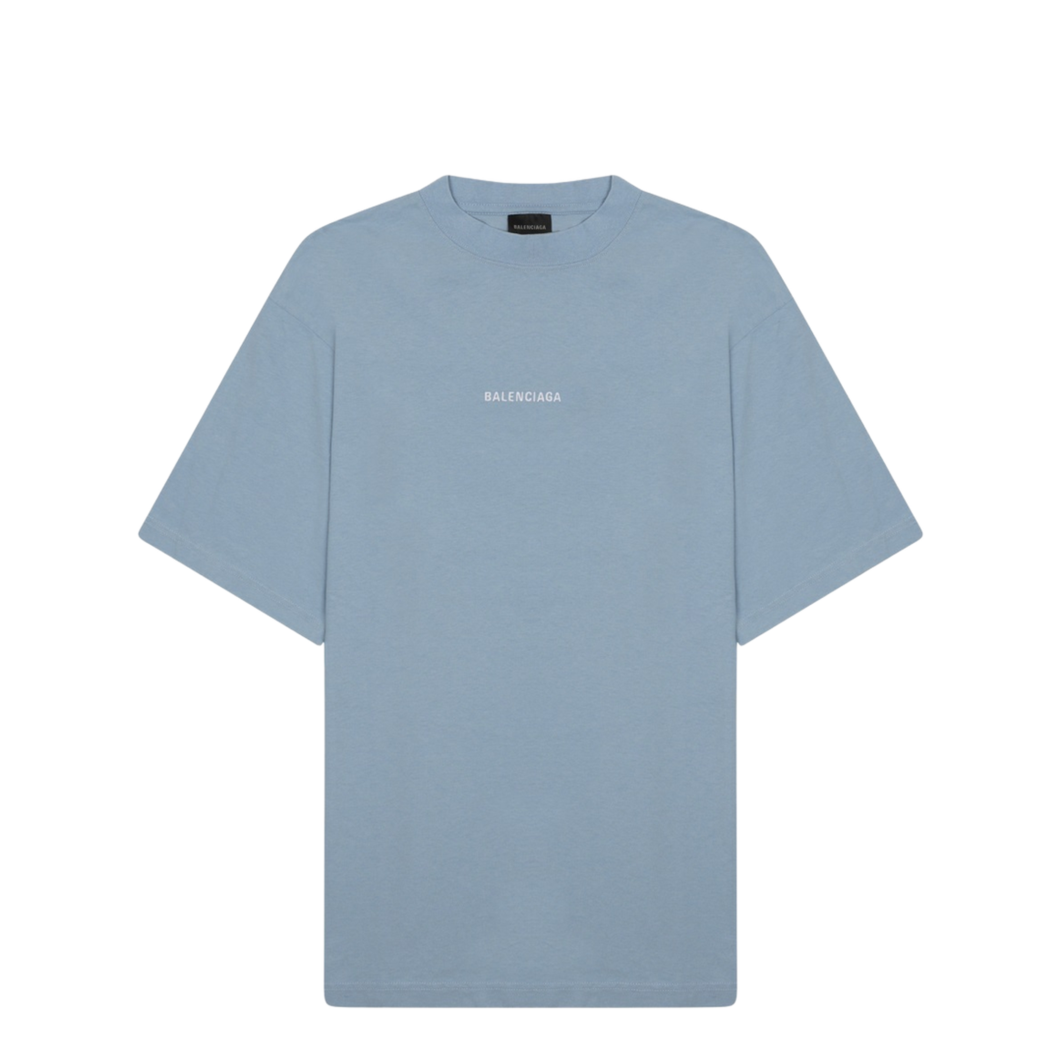 Back T-shirt Medium Fit in Light Blue/white - Image 1
