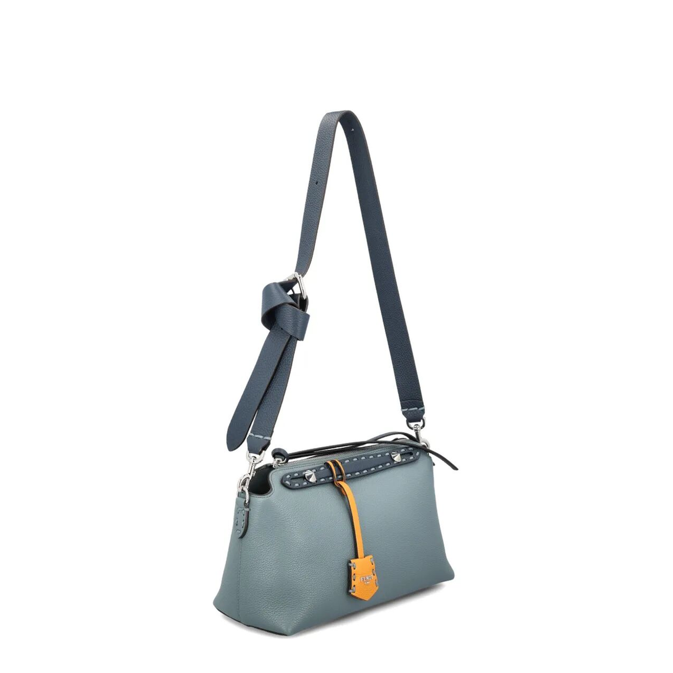 Soft Selleria Medium Bag with Macro Stitching - Image 2