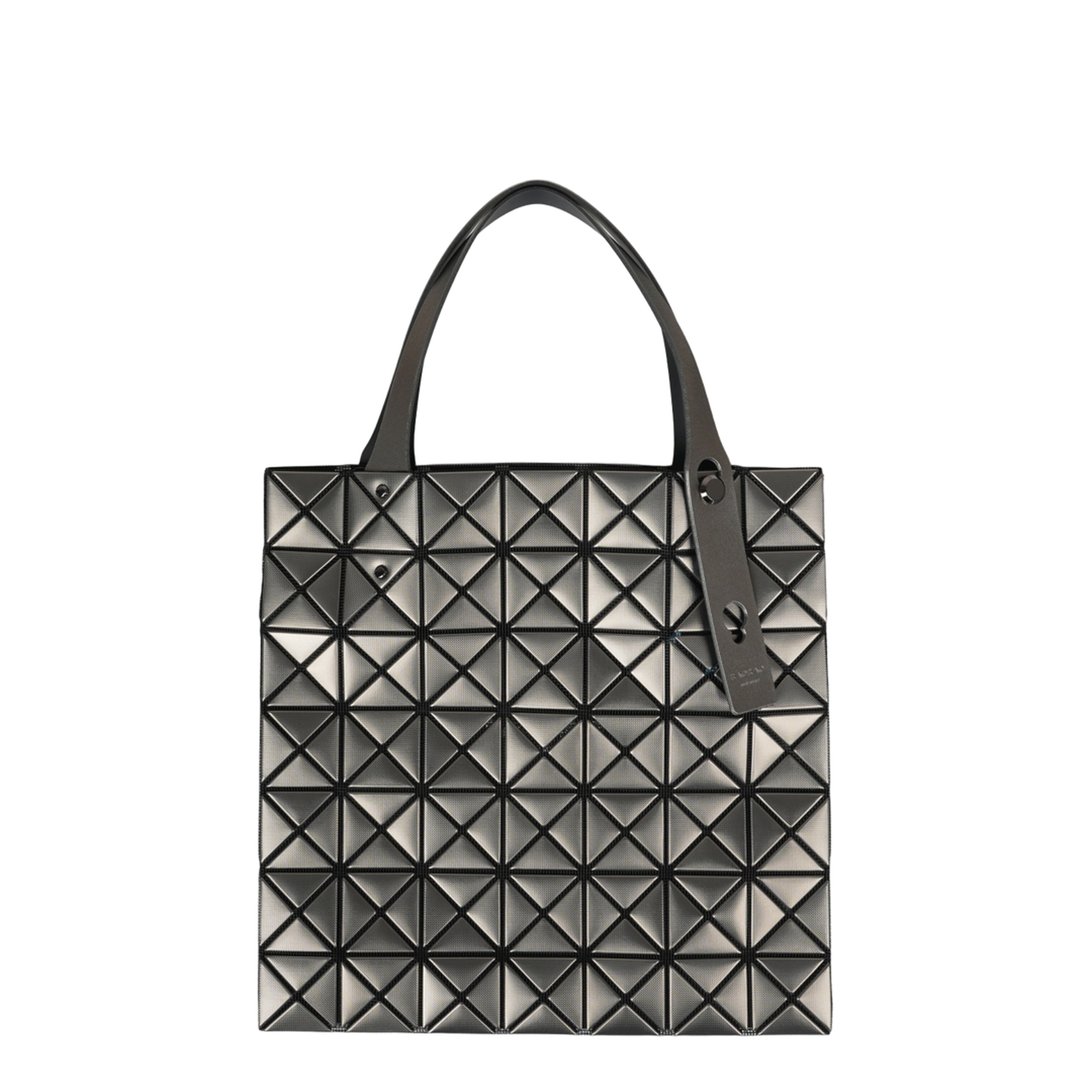 Platinum OS Polyurethane Tote Bag - Gunmetal - Image 2