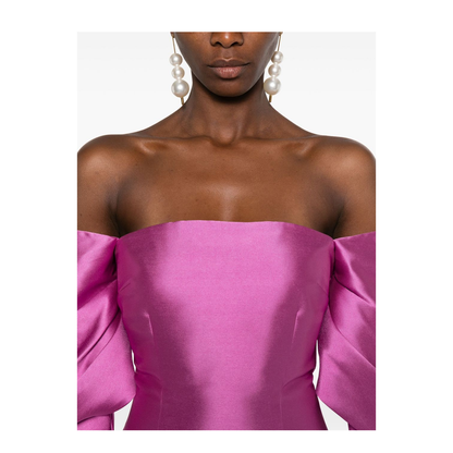 Britt Maxi Dress in Berry Pink - Image 2