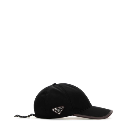 Black Re-Nylon Baseball Cap - Image 2