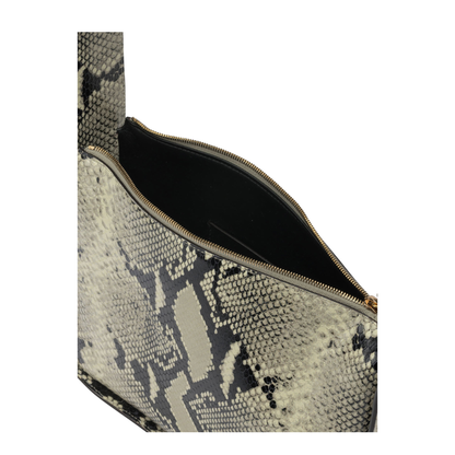 Lori Squared Small Calfskin Shoulder Bag - Beige - Image 5