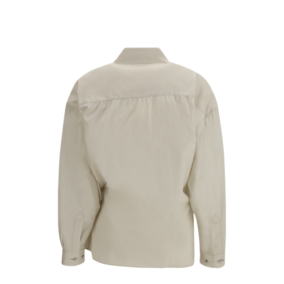 Straight Collar Twisted Shirt - Image 2