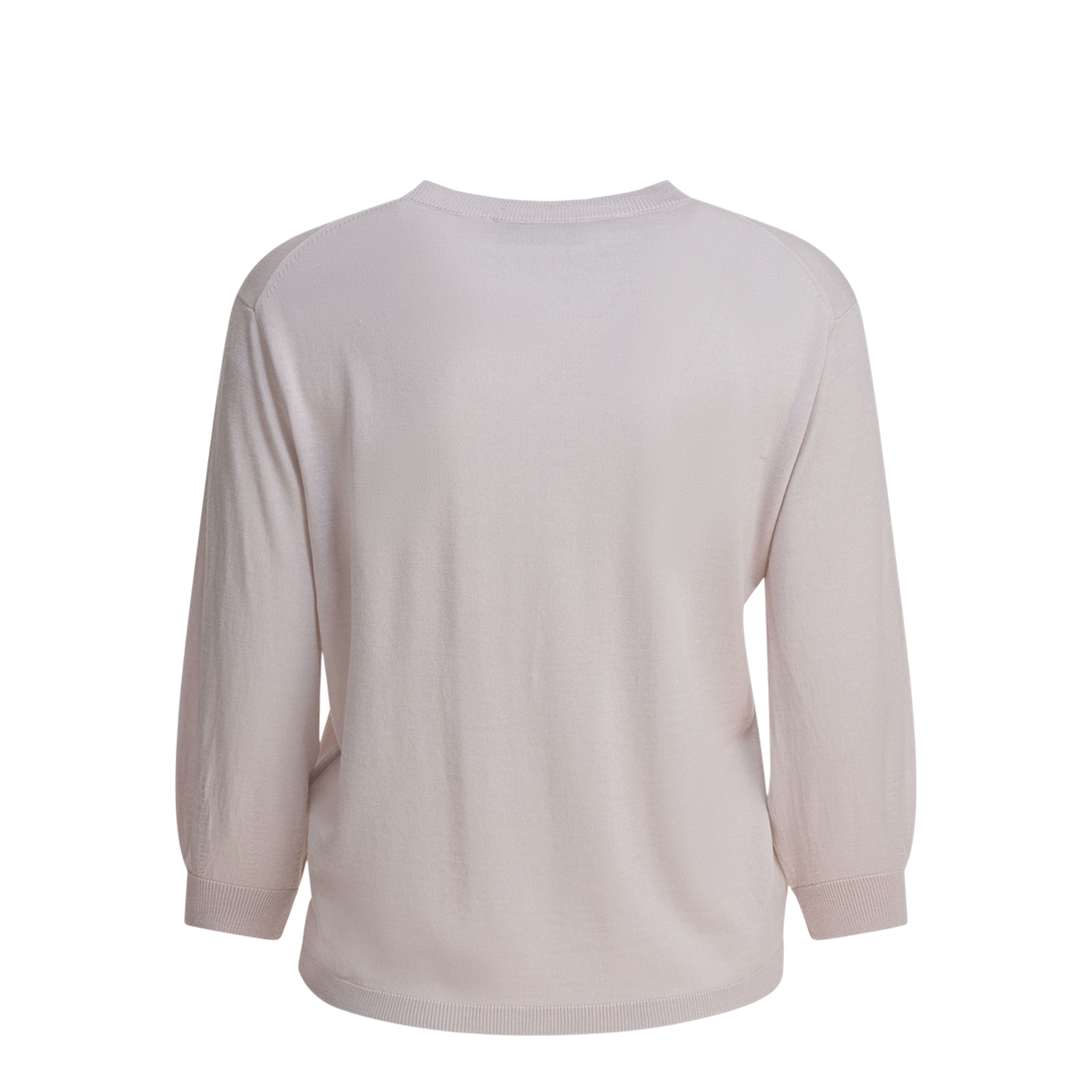 Wool and Cashmere Crewneck Sweater - Image 2