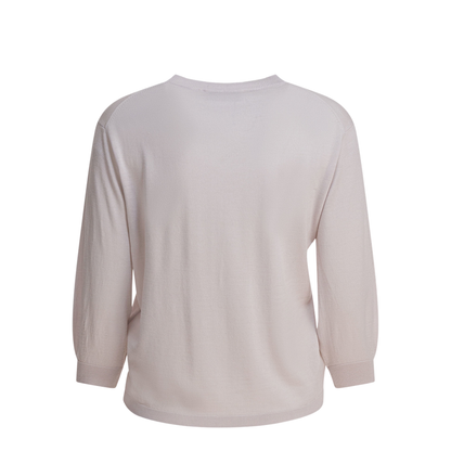Wool and Cashmere Crewneck Sweater - Image 2