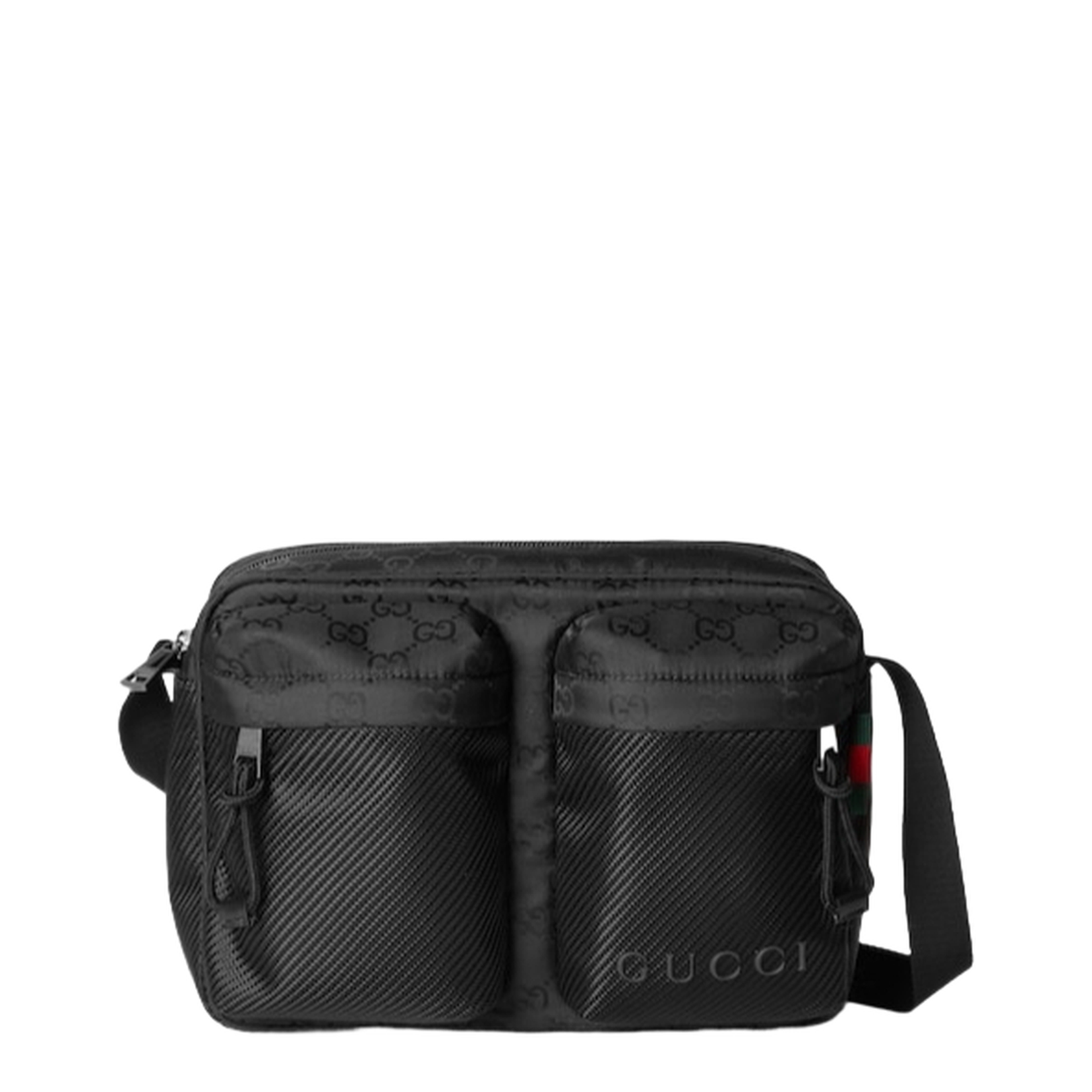 Nexus Small Crossbody Bag in Black GG Nylon - Image 1
