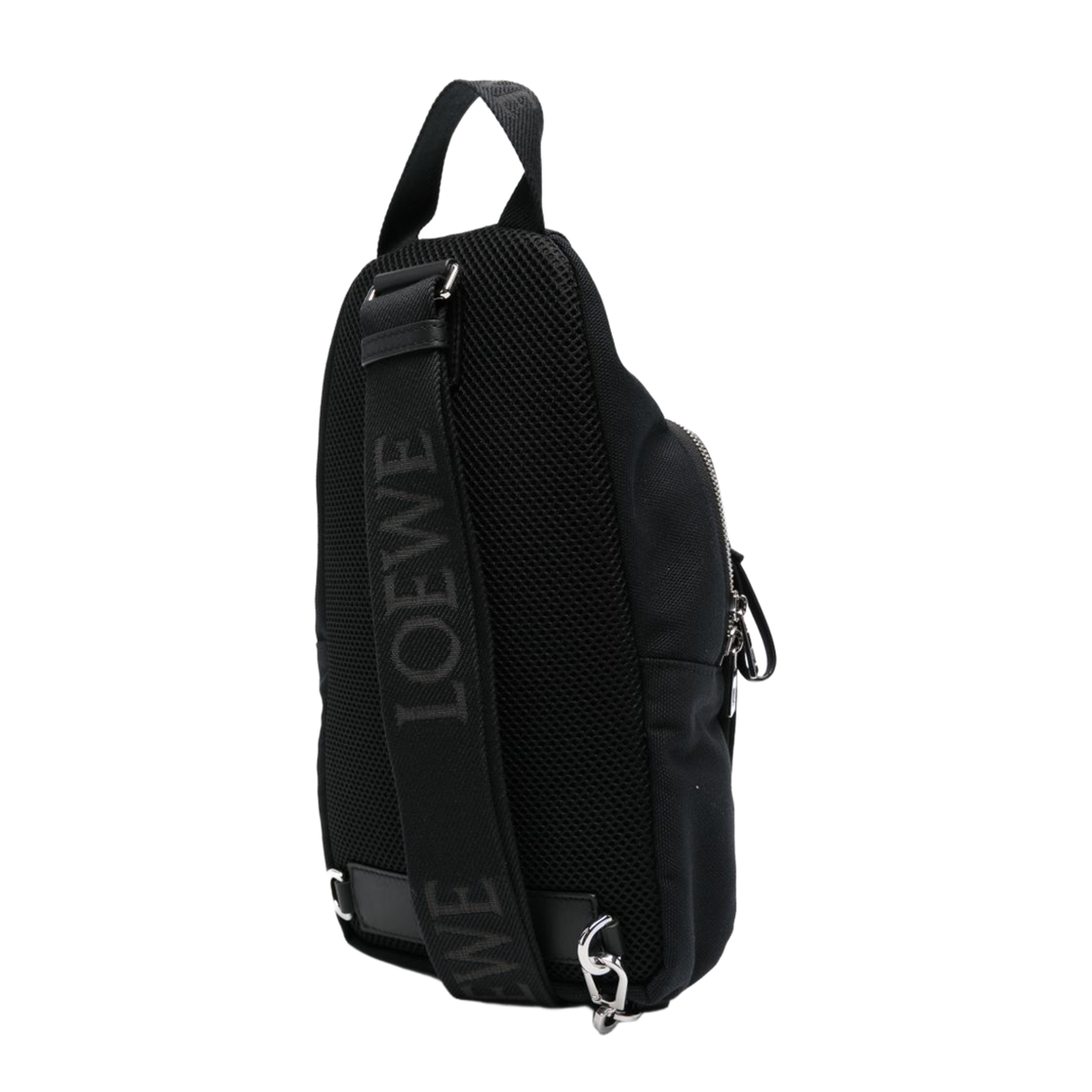 Flex Canvas Sling Bag - Black - Image 5