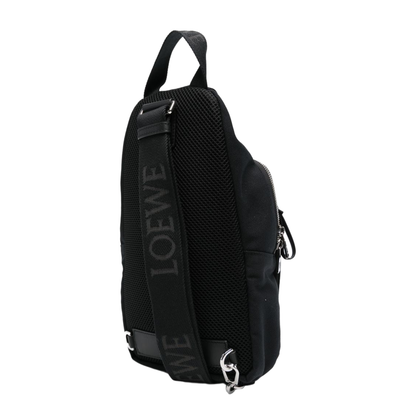Flex Canvas Sling Bag - Black - Image 5