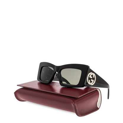 Black Oversize Frame Sunglasses - Image 2