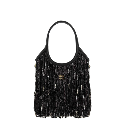 Embellished Fabric Handbag - Image 1