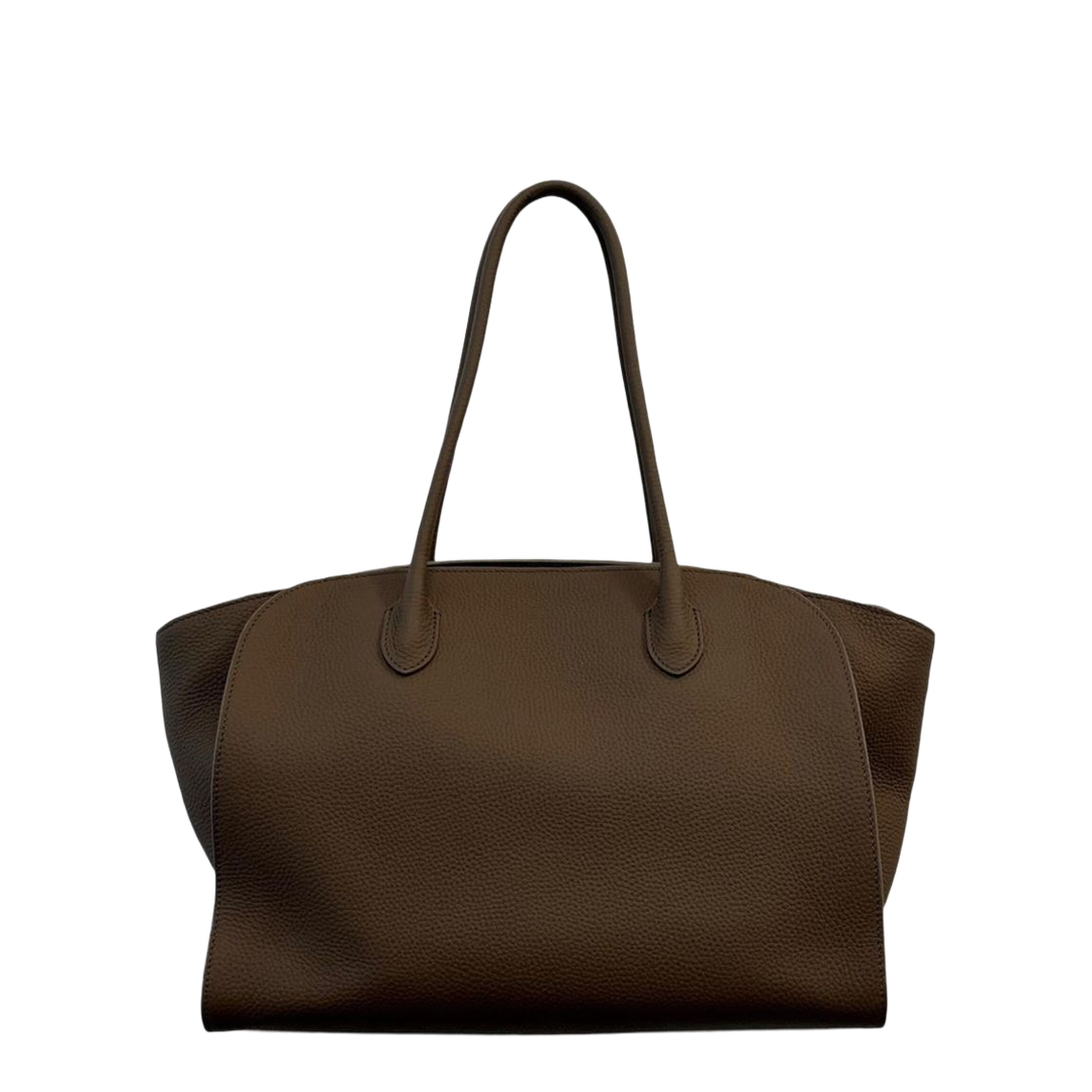 Marlo 14 Calfskin Shoulder Bag - Dark Olive - Image 1