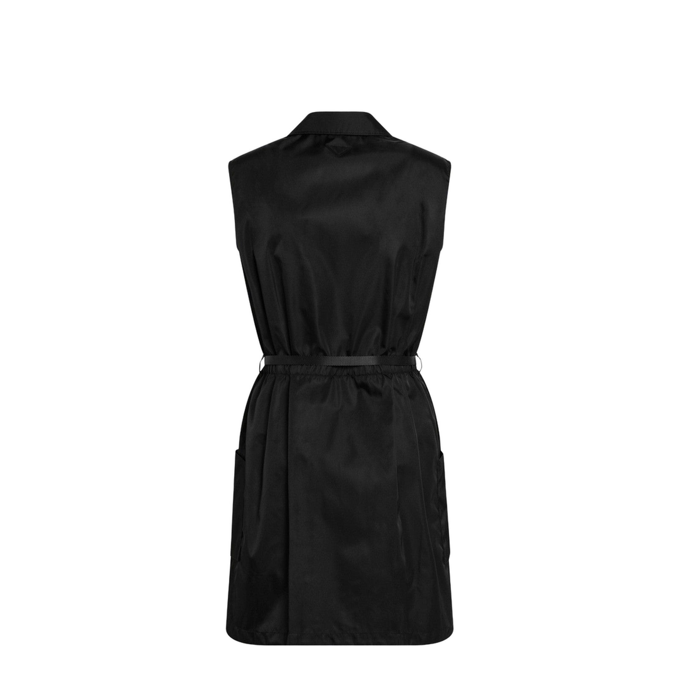 Black Short Re-Nylon Dress - Image 2