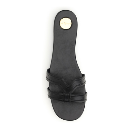 Smooth Leather Mabrouka Sandals - Image 4