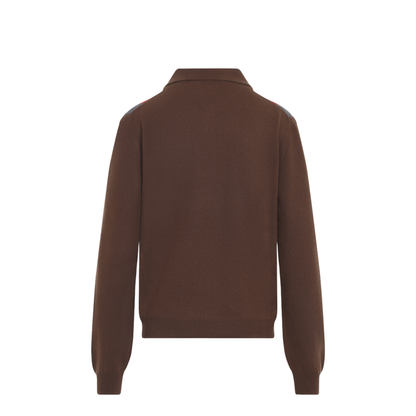 Argyle Knit Polo Sweater - Image 4