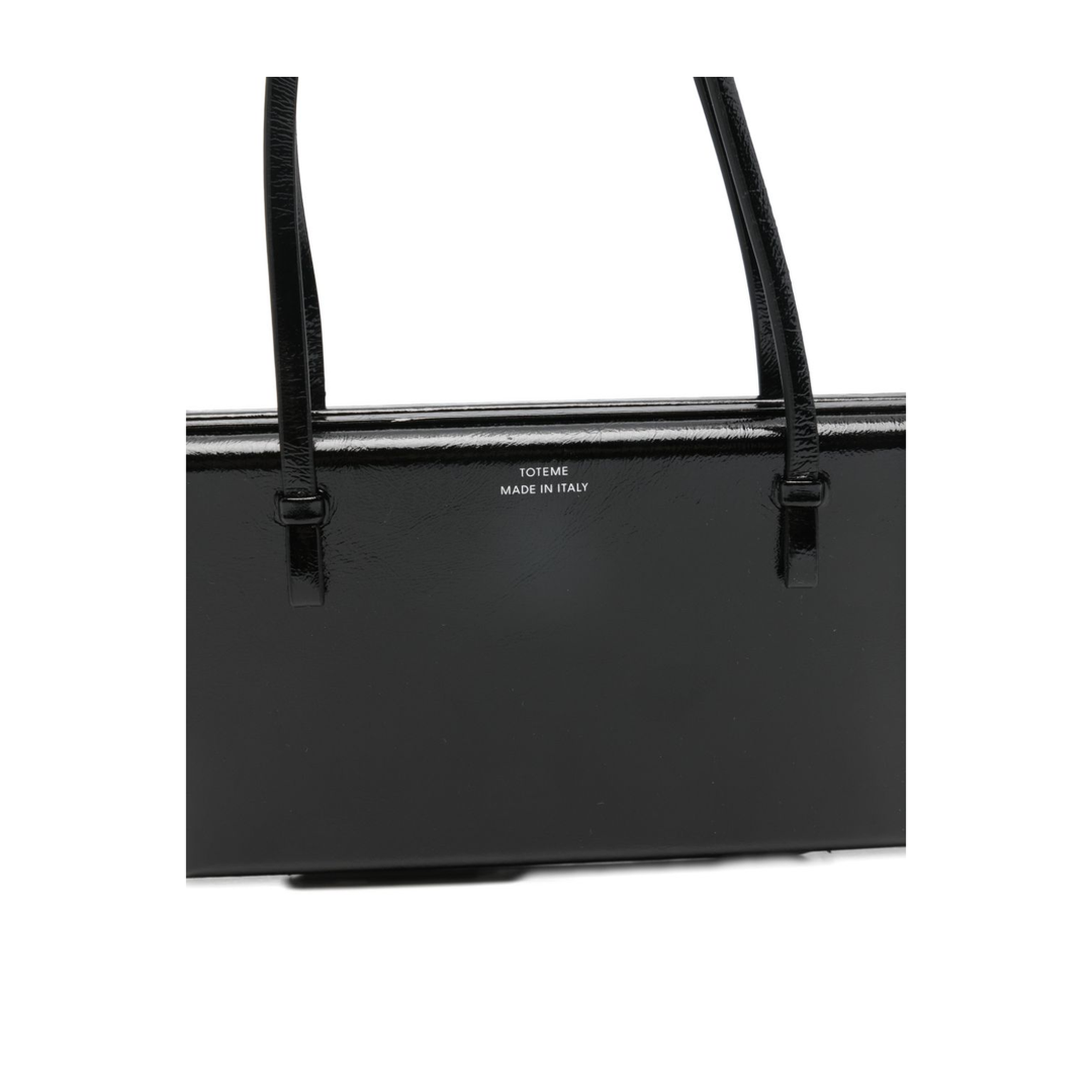 Cocktail Calf Leather Naplak Shoulder Bag - Black - Image 2