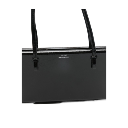 Cocktail Calf Leather Naplak Shoulder Bag - Black - Image 2