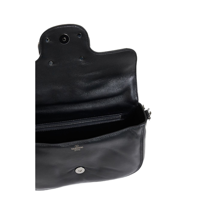 Black Nappa Leather Shoulder Bag - Image 4