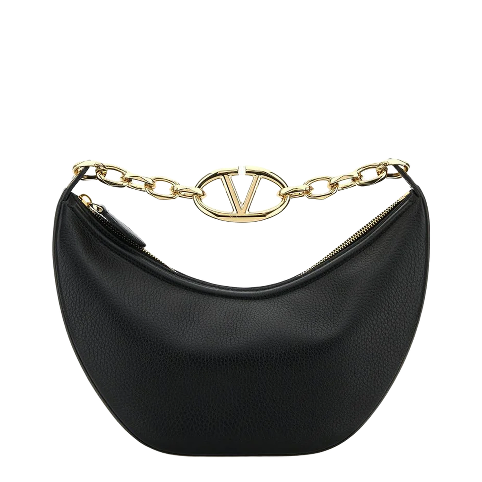Small VLogo Moon Hobo Bag - Image 1