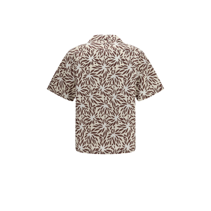 Printed Cotton Bowling Shirt - Image 2