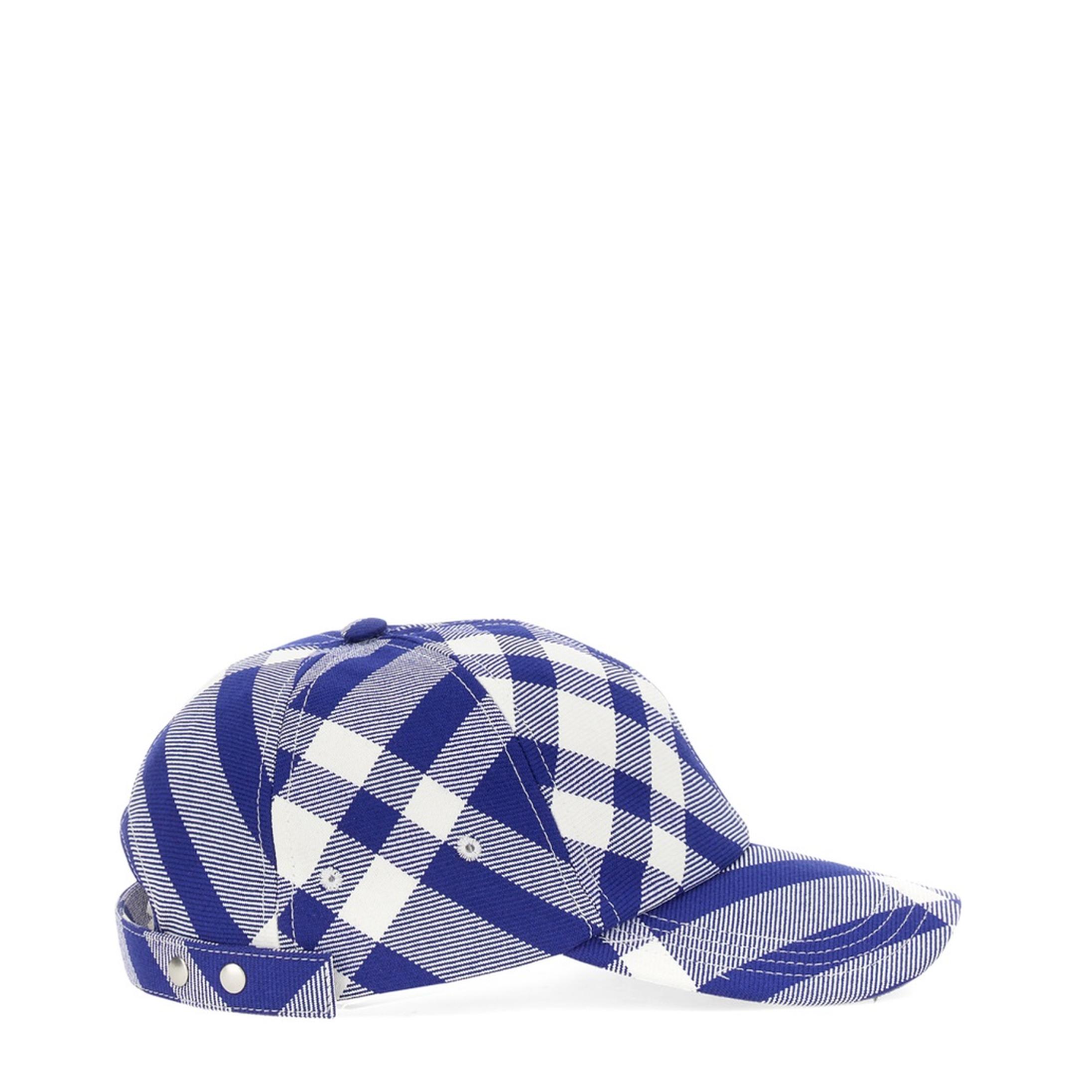 Baseball Cap with Tartan Pattern - Image 2