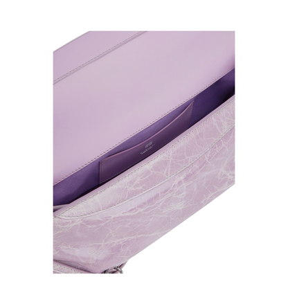 P'tit Voyou Small Bag In Crackled Patent Leather - Image 5