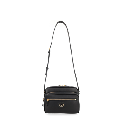 Antibes Calfskin Shoulder Bag - Black - Image 1
