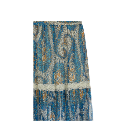 Lace Insert Skirt - Image 3