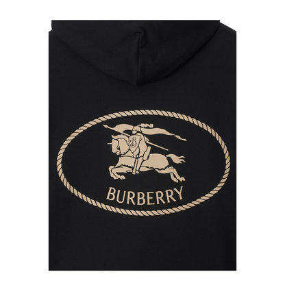 Logo Embroidered Drawstring Hoodie - Image 2