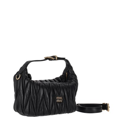 Matelassé Nappa Leather Pouch - Image 2