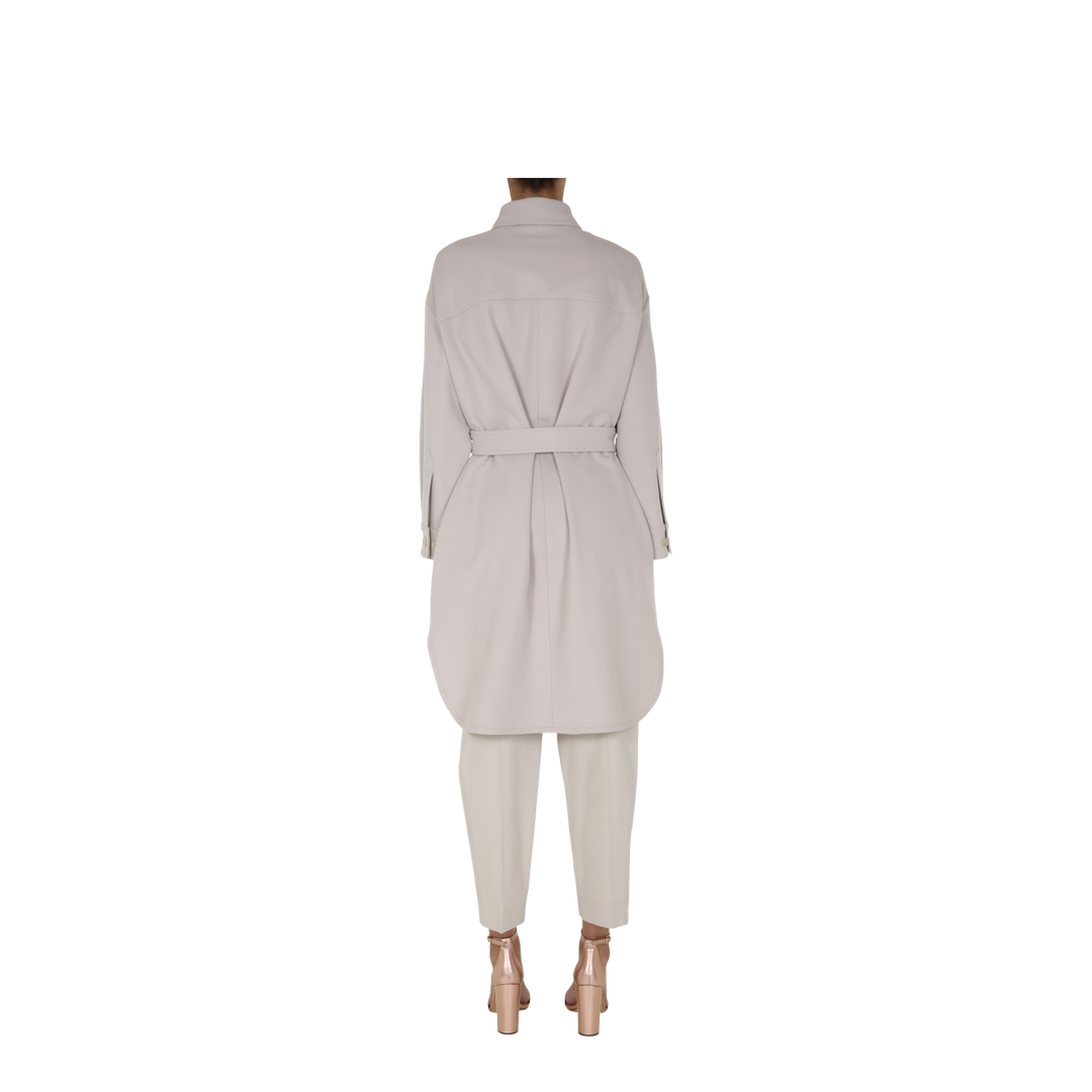 Coat with Belt - Image 3