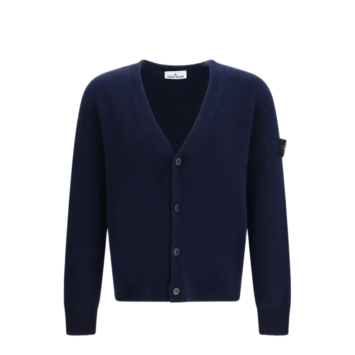 Navy Alpaca Cardigan - Image 1