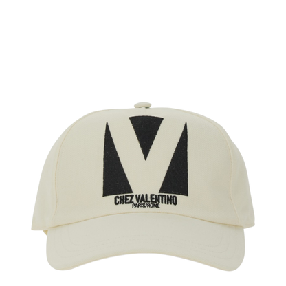Ivory Cotton Baseball Cap - Image 1