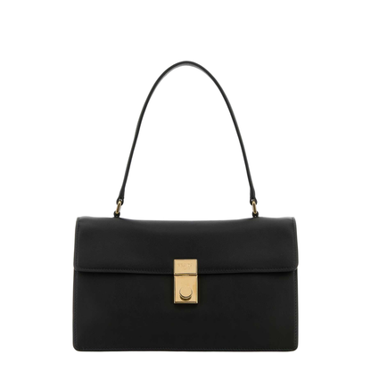 Black Leather Handbag - Image 1
