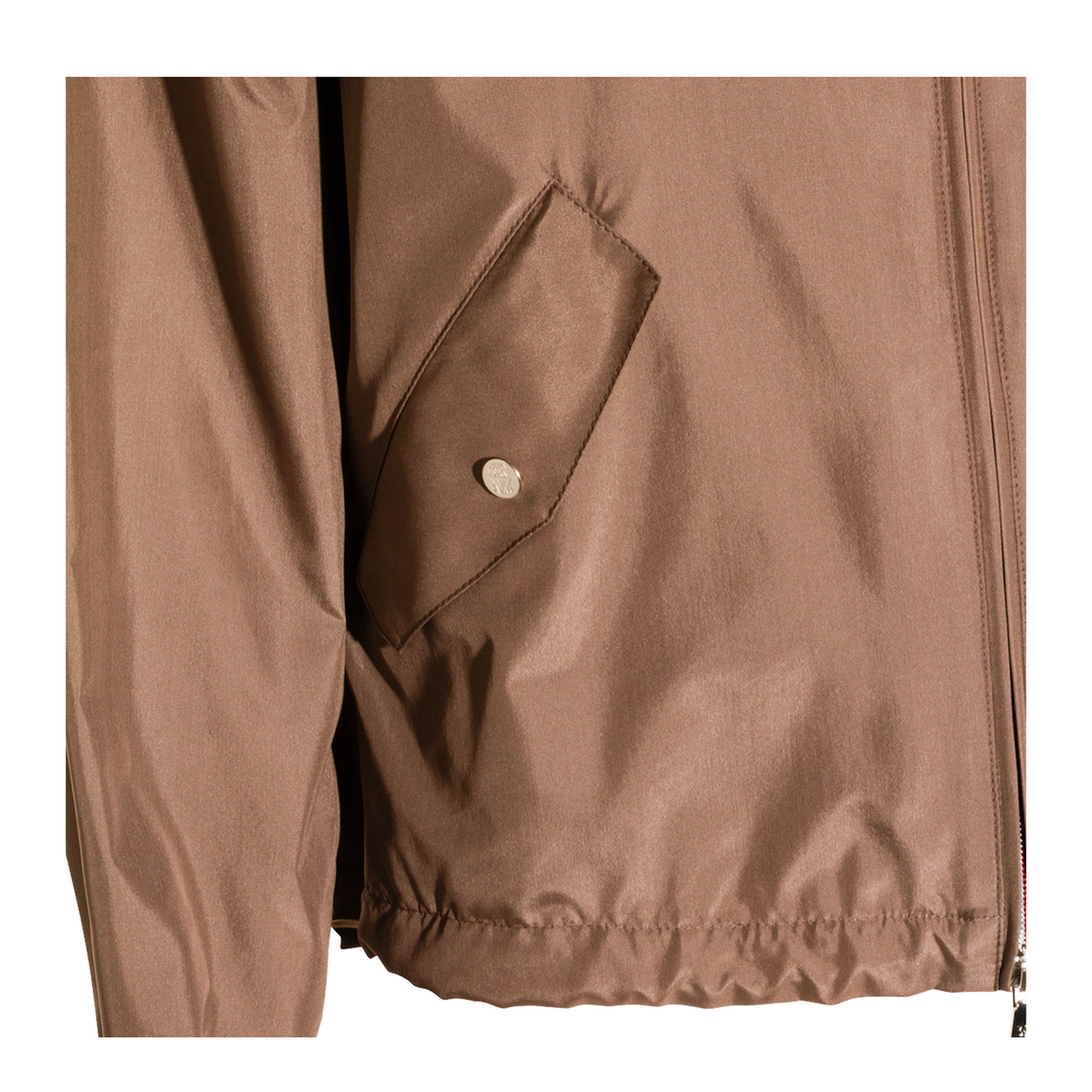 Unlined Jacket in Membrane Silk - Image 5