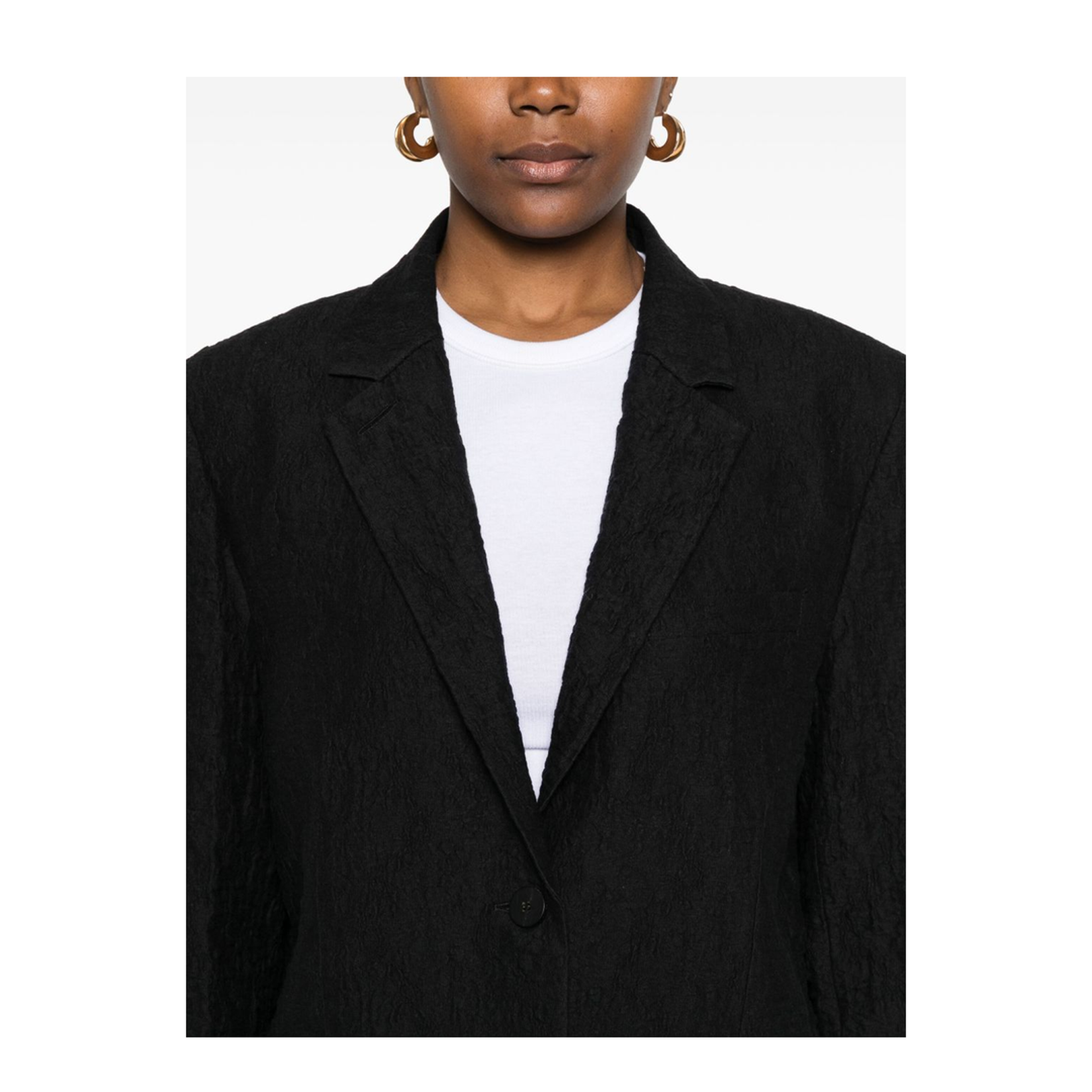 Cotton Blend Blazer Jacket - Image 4