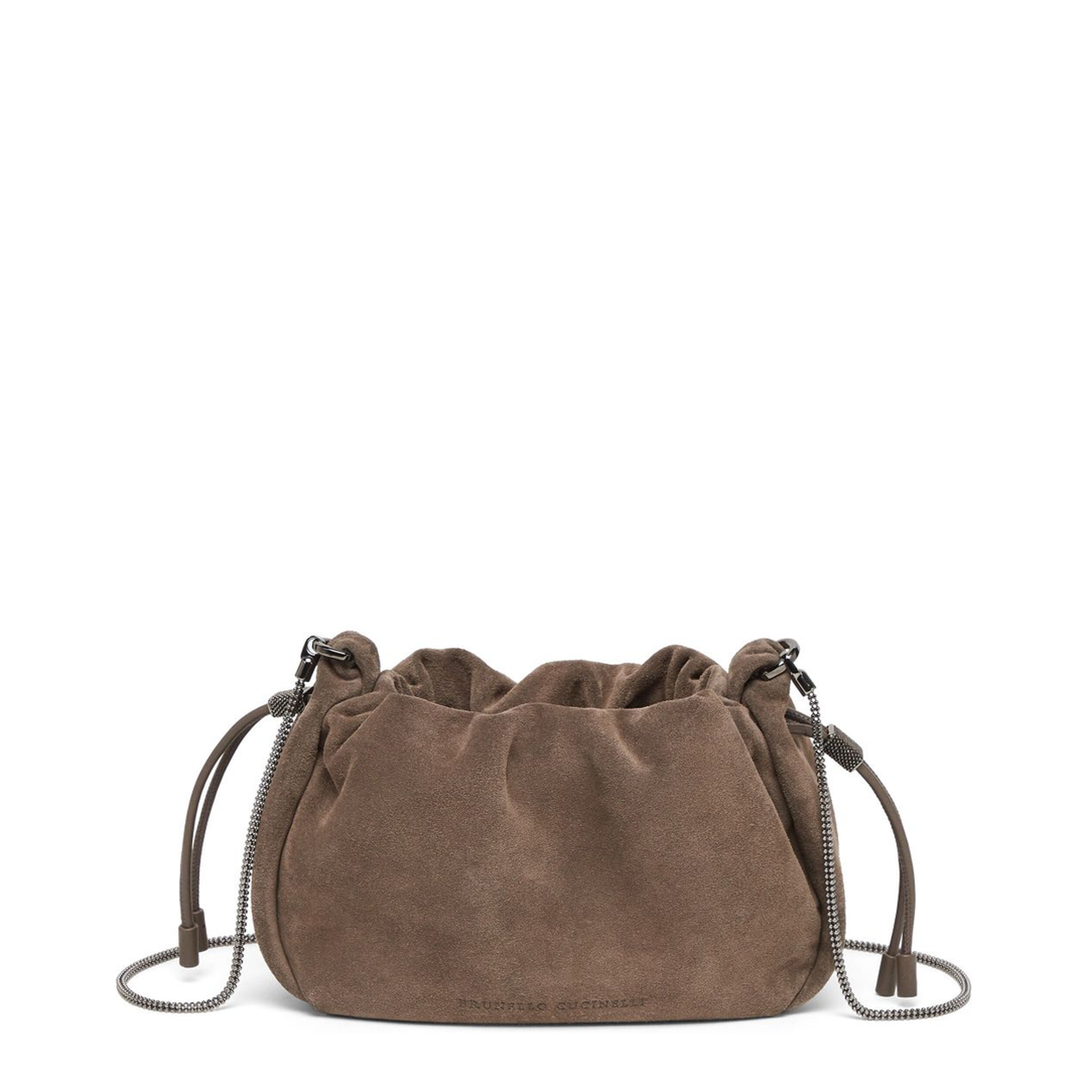 Suede Leather Shoulder Bag - Image 1