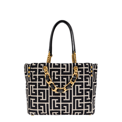 1945 Soft PB-monogrammed jacquard canvas tote bag - Image 3