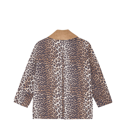 Leopard Print Midi Jacket - Image 3