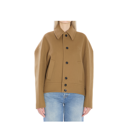 Wool and Cashmere Bomber Jacket - Image 1